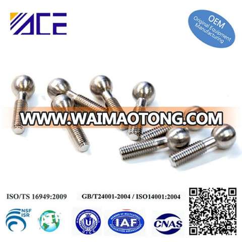 Aluminum CNC Router Spare Parts 6mm Ball Head Screw